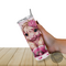 Highland cattle coffee cup, personalized pink cow tumbler, Country-style cow drinkware, Soft pink aesthetic tumbler, 20 oz  tumbler
